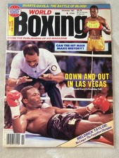 Vintage Boxing Magazine World Boxing Nov 1987 Victory Sports Series 
