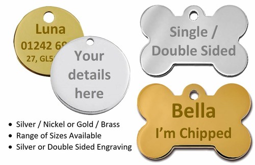 Personalised round bone - round, /