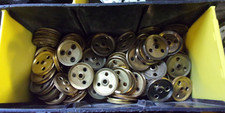 Meccano 8 x 1" Metal Pulleys