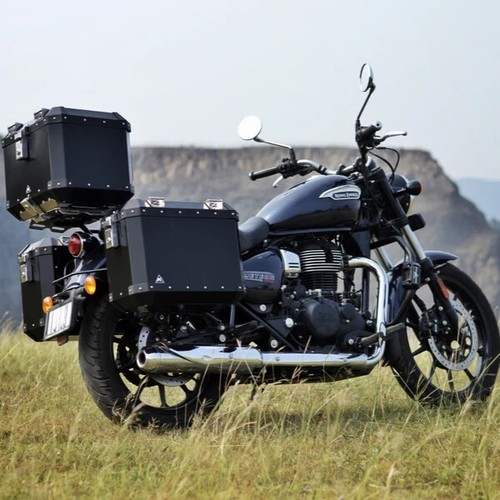 Aluminium panniers 72l fit - aluminium,