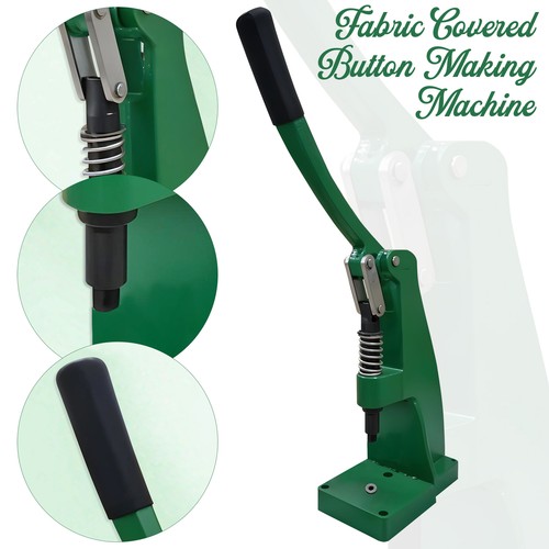 Fabric button maker green - button,