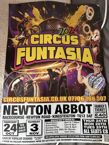 Circus funtasia poster newton - ,