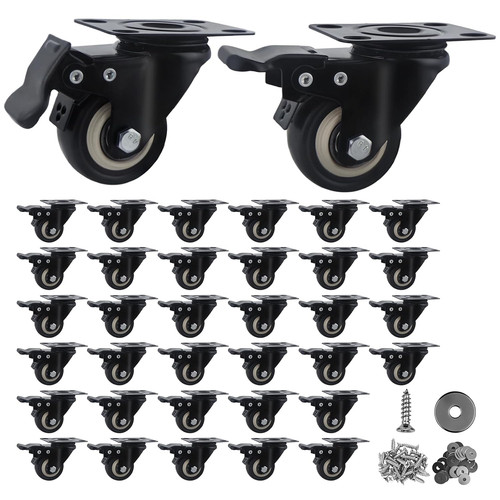 Inch caster wheels - wheels, set