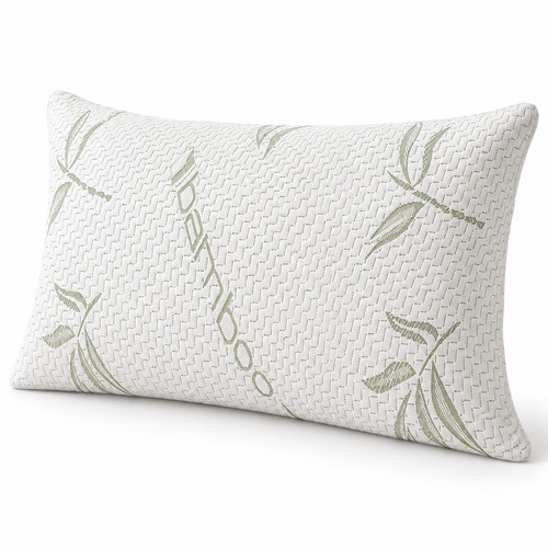Bamboo memory foam pillow - bamboo,