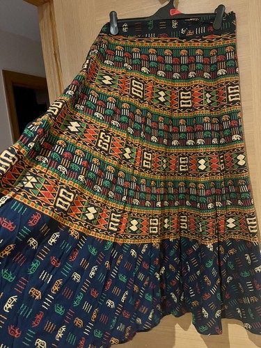 Long cotton skirt - cotton,