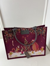  Sara Miller Waitrose Woodland Tales Tote Bag Christmas Animals Festive BNWT