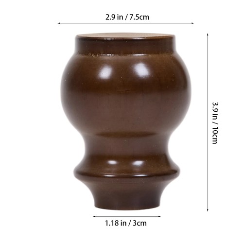 Solid wooden legs furniture - 4x,