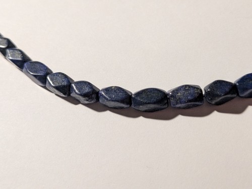 Vintage lapis lazuli faceted - vintage,