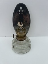 Vintage wall hanging oil lamp