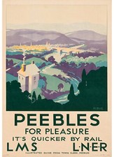 Vintage scottish railway - vintage,