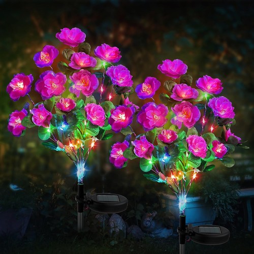 Solar powered flowers - 2x,