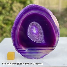 Agate Hardstone - Jewellery Volcanic Rock Slice Spiritual Healing Crystal -