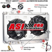 3ROW Aluminium Radiator Shroud