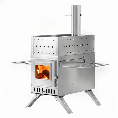 Unho large wood burning - large,