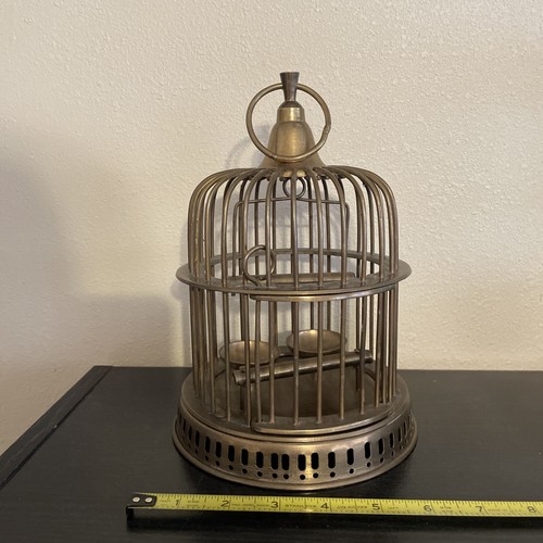 Brass bird cage - bird,