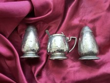 Set of Civic Pewter Salt