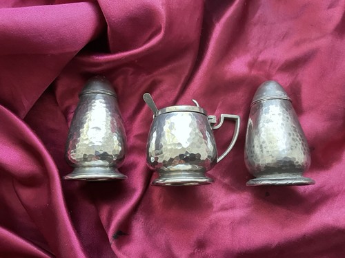 Set civic pewter salt - civic,