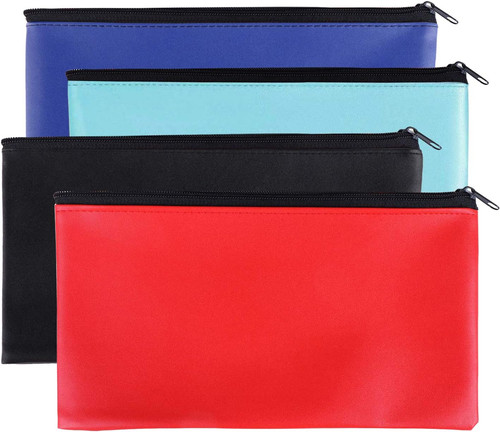 Zipper bank bags pack money - 4,
