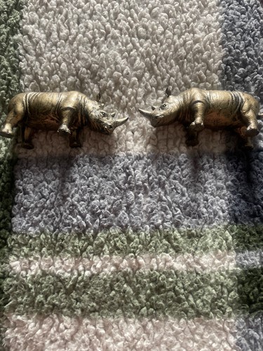 Vintage pair rhino place - pair, of