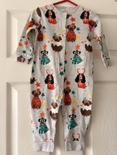 Baby Girls Boys NEXT Christmas Dog Pyjamas Romper Age 9-12 Months BNWOT ?