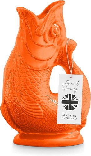 Wade fish jug orange 6litre - wade,