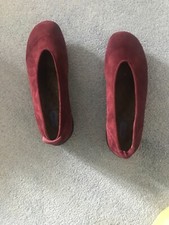 WOLKY MAROON LADIES GOAT SUEDE