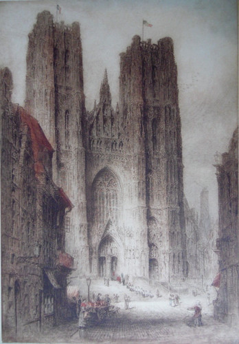 The cathedral gudule - cathedral,