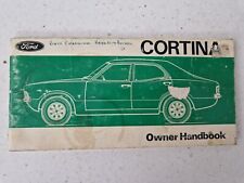 Ford Cortina Mk3 Owner Handbook Dated 1974 1.3 1.6 2.0 Saloon Estate XL GT 2000E