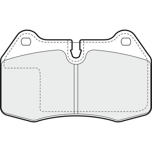 Brake pads set for maserati - pads,