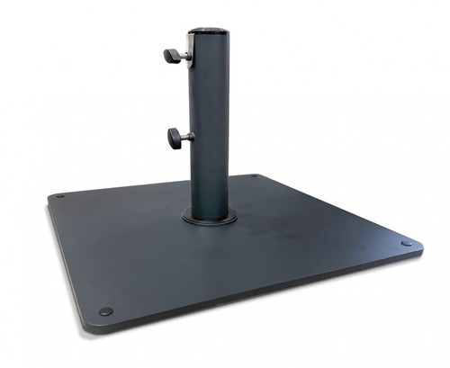 Steel garden parasol base - steel,