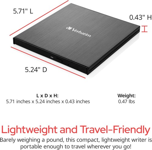Verbatim external slimline - verbatim,