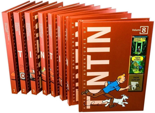 Adventures tintin books - adventures, 8