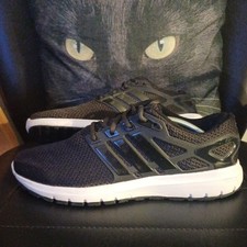 Adidas Cloudfoam Trainers Uk 10 Black Mesh,good Condition Very Comfy Shoes, Nice