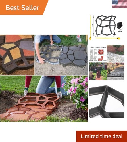 Reusable concrete walk maker - walk,