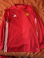 adidas Manchester United Player Issue 2016/2017 Long Sleeve Home Shirt