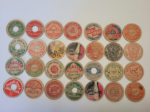 Vintage dairy cardboard - dairy,