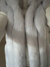Faux Fur Hooded Gilet Size 8