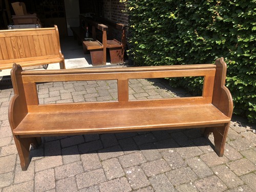 6ft old oak church - 6ft, pew