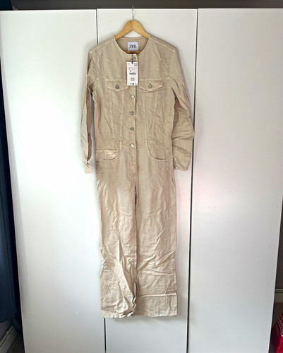 Zara beige denim - denim, s