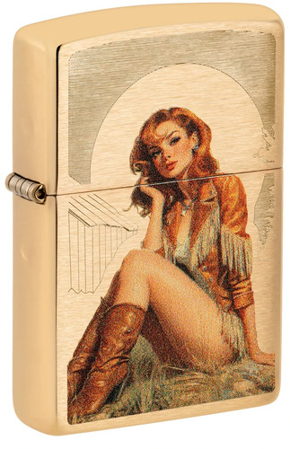 Zippo 46962 western pinup - 46962,,