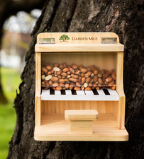 Hanging Wooden Bird Feeder