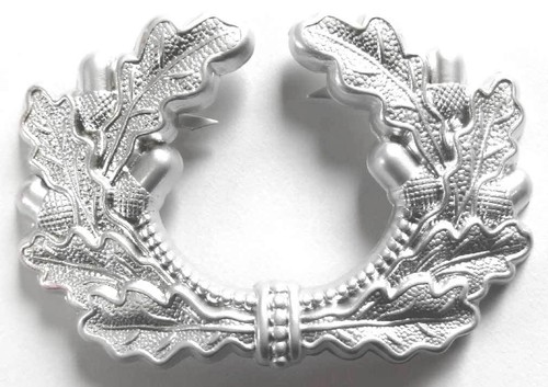 German cap badge wreath - german, ww2
