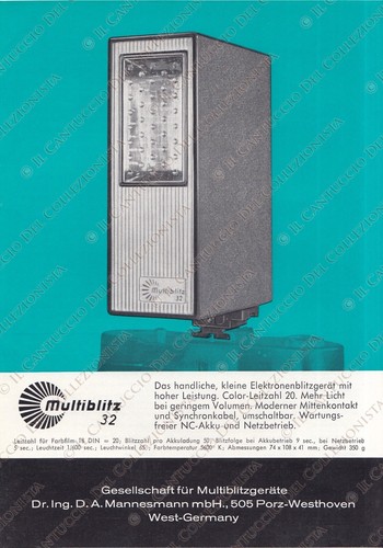 Multiblitz flash electronic - 32,