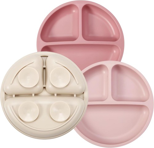 Pandaear silicone baby - baby, plates
