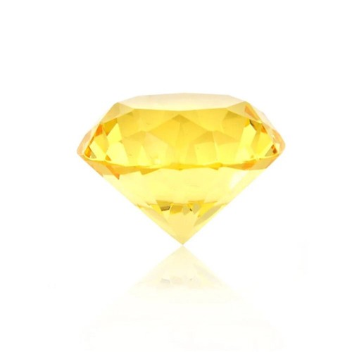 Glass crystal diamond shaped - glass,