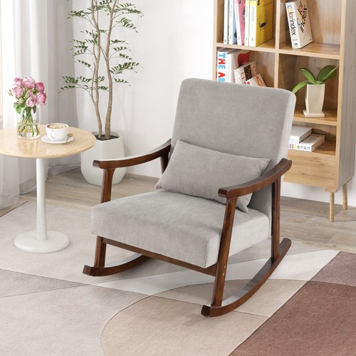 Wood rocking accent chair - wood,