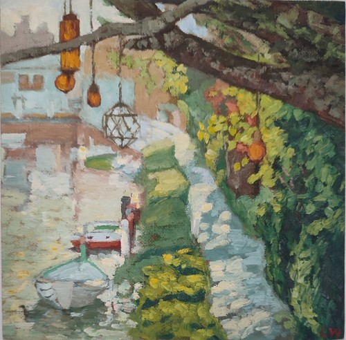 Original oil painting - oil, on