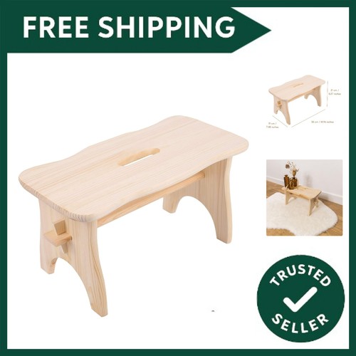 Unpainted wooden small foot - wooden,