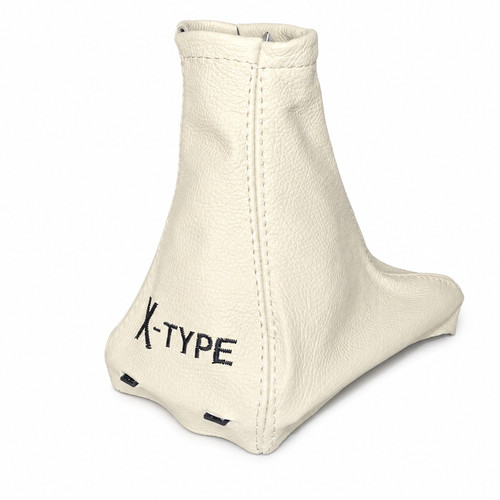 Ivory leather gear gaiter boot - gear,