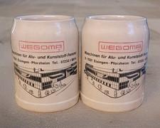 Pair of Vintage Beer Steins